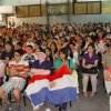 Cierre de las Jornadas en el Gimnasio de la Universidad Nacional del Litoral.