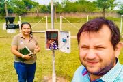 Realizaron trabajos de mantenimiento de la Estación Meteorológica de la FIA-UNE