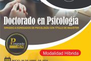 FAFI UNE habilita convocatoria del Doctorado en Psicología 