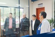Autoridades electas de la UNE visitaron la Facultad Politécnica.
