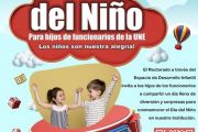 Rectorado ofrece agasajo a hijos de servidores públicos de la UNE