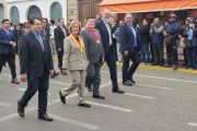 Rector de la UNE participó de celebraciones de universidad peruana