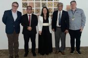Rector de la UNE participó de actividad organizada por la UNILA