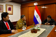 Policía Nacional se compromete a reforzar seguridad en la UNE