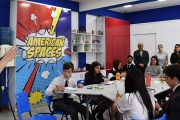 UNE recibe visita técnica de estudiantes del Colegio San Esteban