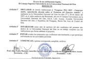 CSU-UNE declara de interés institucional realización de congreso sobre el TEA 