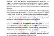Ministerio de Economía y Finanzas certifica PEI de la UNE