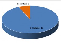 Gráfico Nº 1. Participantes del Programa, discriminado por género.