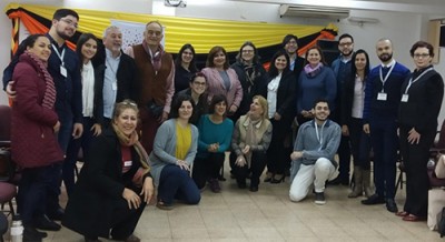 Ilustración 9. Conversatorio en el Aula 3 de la Escuela de Posgrado del Rectorado.