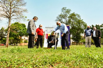 El espacio reforestado está ubicado en las inmediaciones de la Facultad de Ciencias Económicas en el campus del kilómetro 8 Acaray.