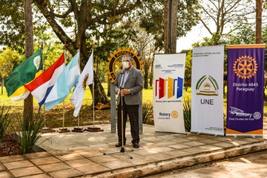 Palabras del Rector de la UNE Dr. Osvaldo de la Cruz Caballero Acosta. 