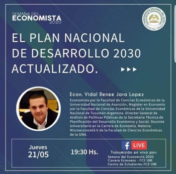 Conferencia para este jueves 21 de mayo.