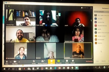 Reunión online de los participantes del Círculo de Lectores. 