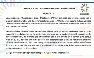 comunicado augm 2019