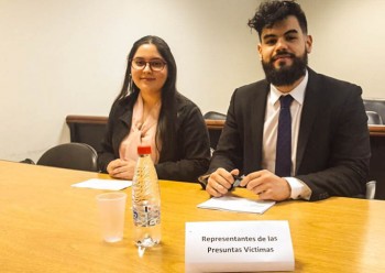 Universitarios, Sarah Paola Rodríguez y Gustavo Adolfo Ayala Torales. 