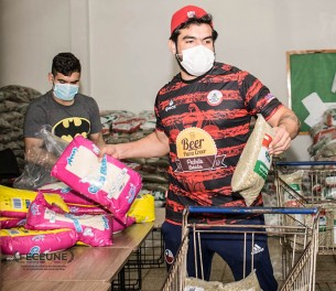 Clasificación de alimentos ubicando en cada sala habilitada para el trabajo.