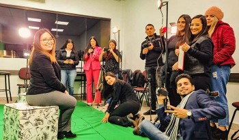 Los estudiantes definieron el uso de un set virtual para las producciones.