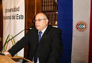 Ing. Gerónimo Manuel Laviosa González, Rector de la Universidad Nacional del Este.