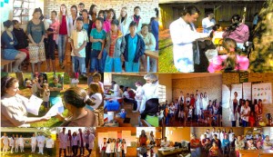 Estudiantes de Medicina de la Facultad de Ciencias de la Salud de la UNE desarrollado actividades en la comunidad indígena Acaraymi.