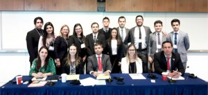 Martes 22/05/18 Representantes de Paraguay y Brasil junto a los miembros del jurado.